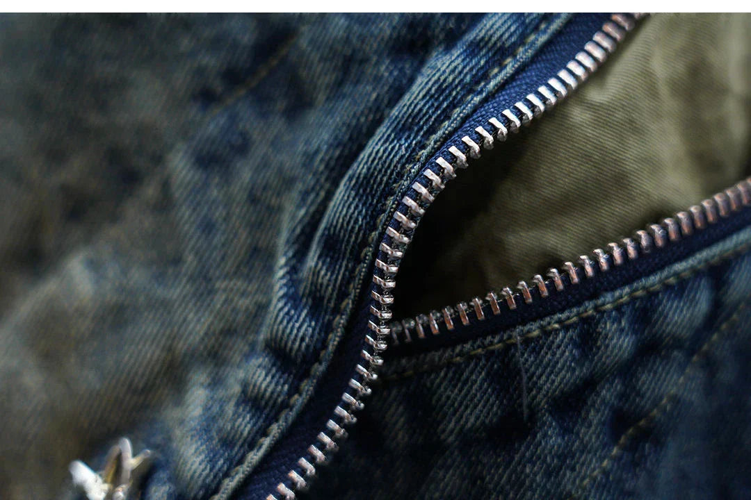 Laurent™ | Baggy-Jeanshose mit Gürtel