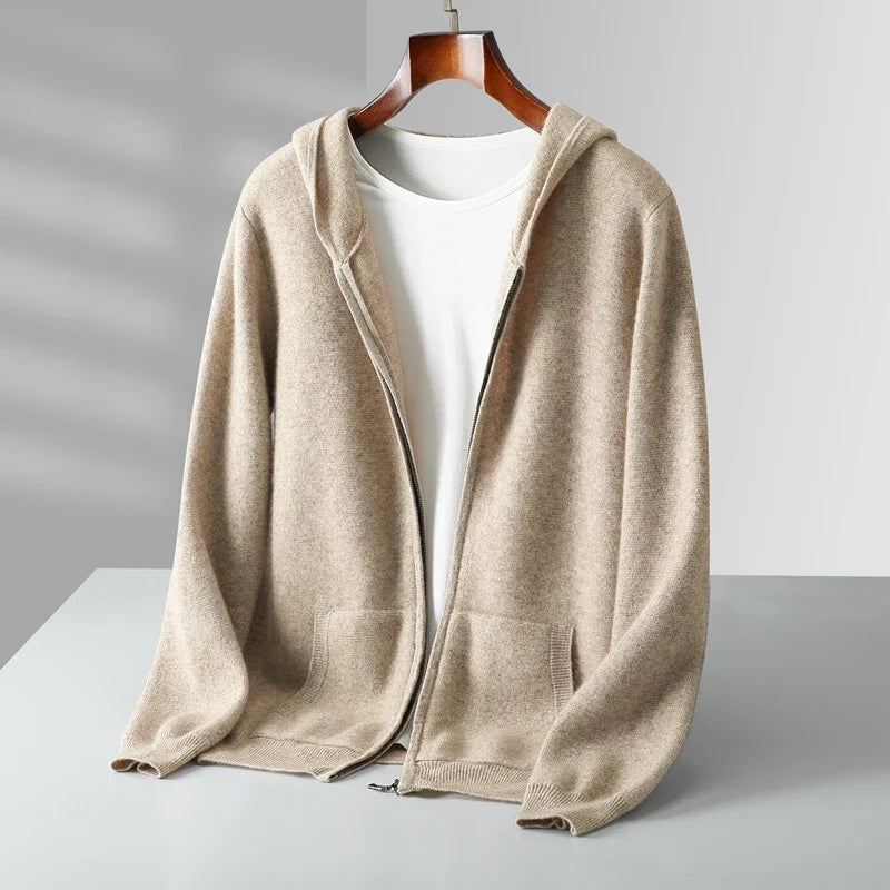 Joseph | Kaschmir-Kapuzenpullover mit Reißverschluss