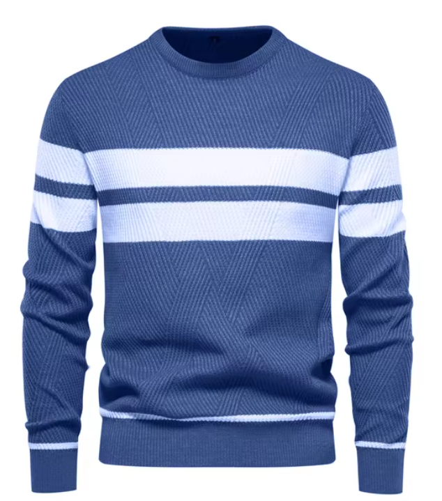 Koelmann | Stylischer Herrenpullover mit Fischgrätenmuster