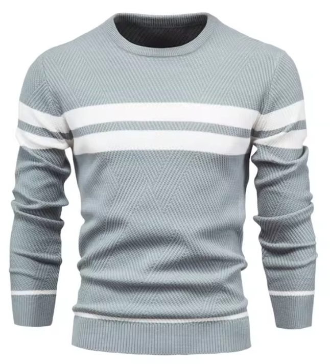 Koelmann | Stylischer Herrenpullover mit Fischgrätenmuster