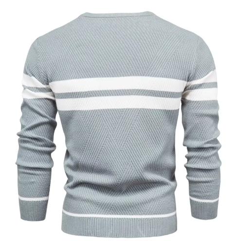 Koelmann | Stylischer Herrenpullover mit Fischgrätenmuster
