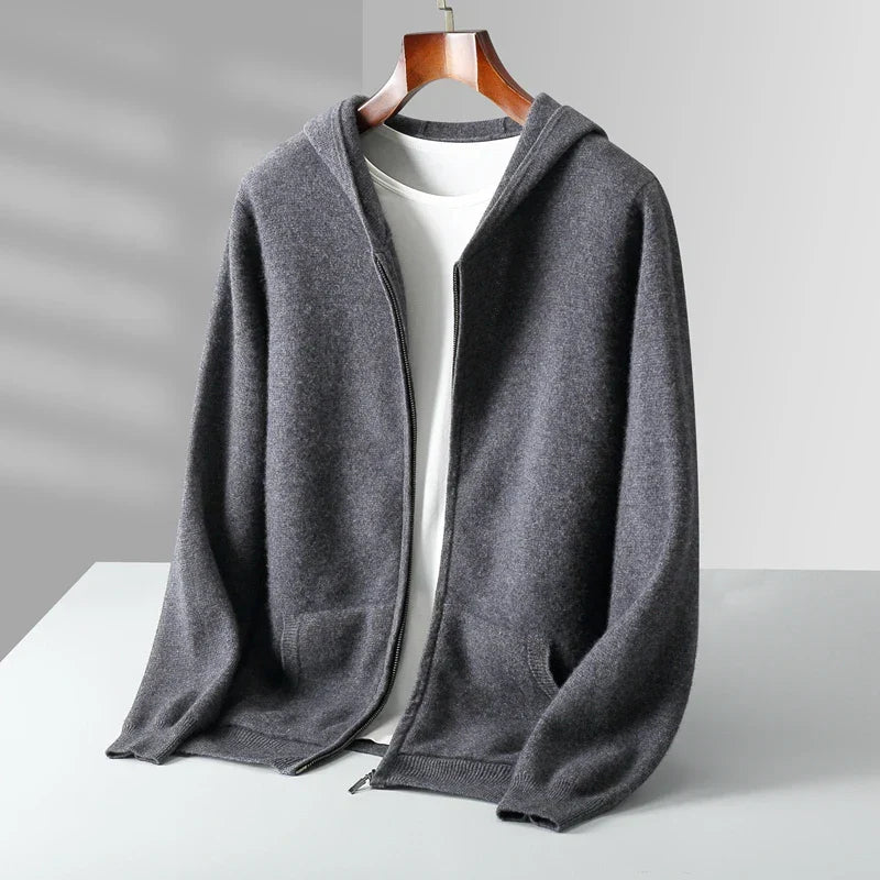 Joseph | Kaschmir-Kapuzenpullover mit Reißverschluss