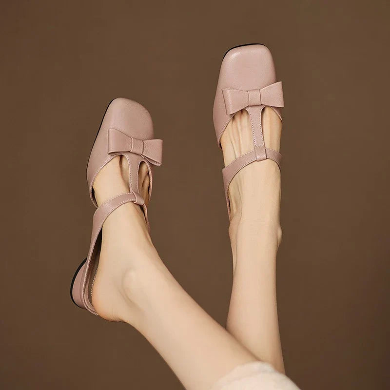 Melanie | Leder-Pantoletten 