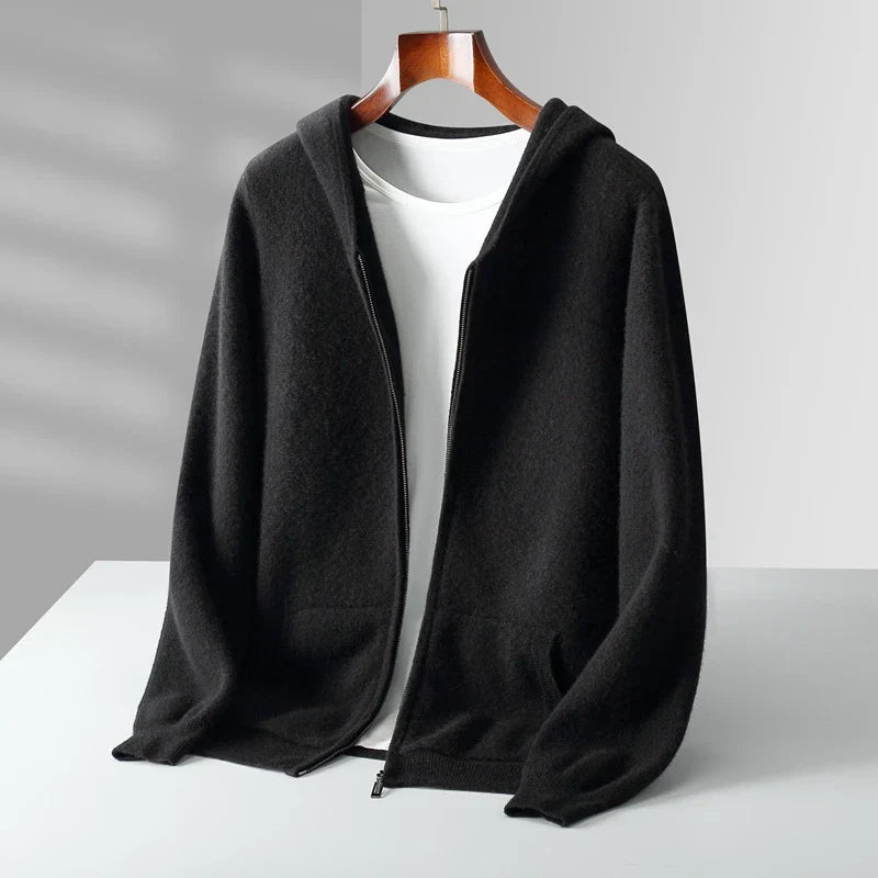 Joseph | Kaschmir-Kapuzenpullover mit Reißverschluss