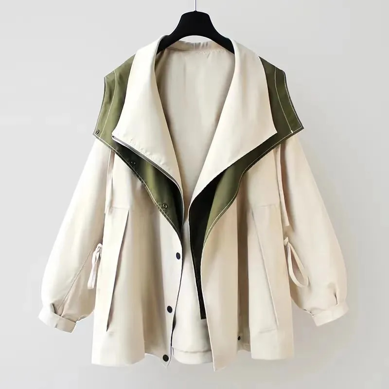Beate | Stylischer wasserabweisender Trenchcoat 