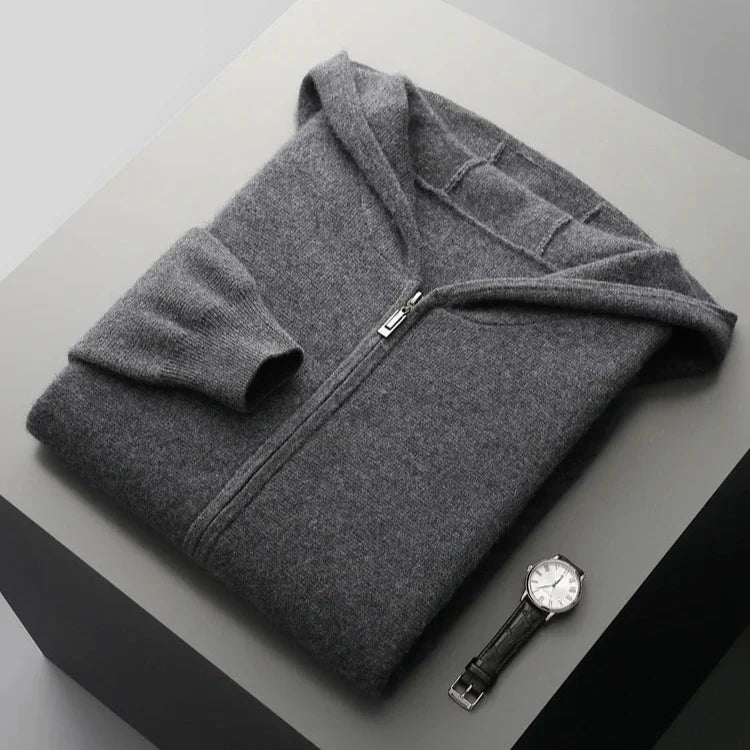 Joseph | Kaschmir-Kapuzenpullover mit Reißverschluss