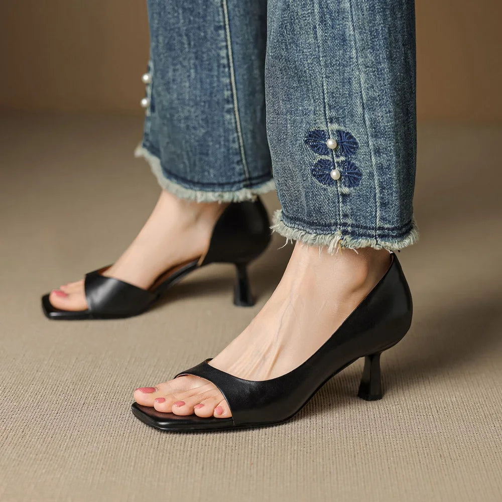 Valerie | Leder Heels 