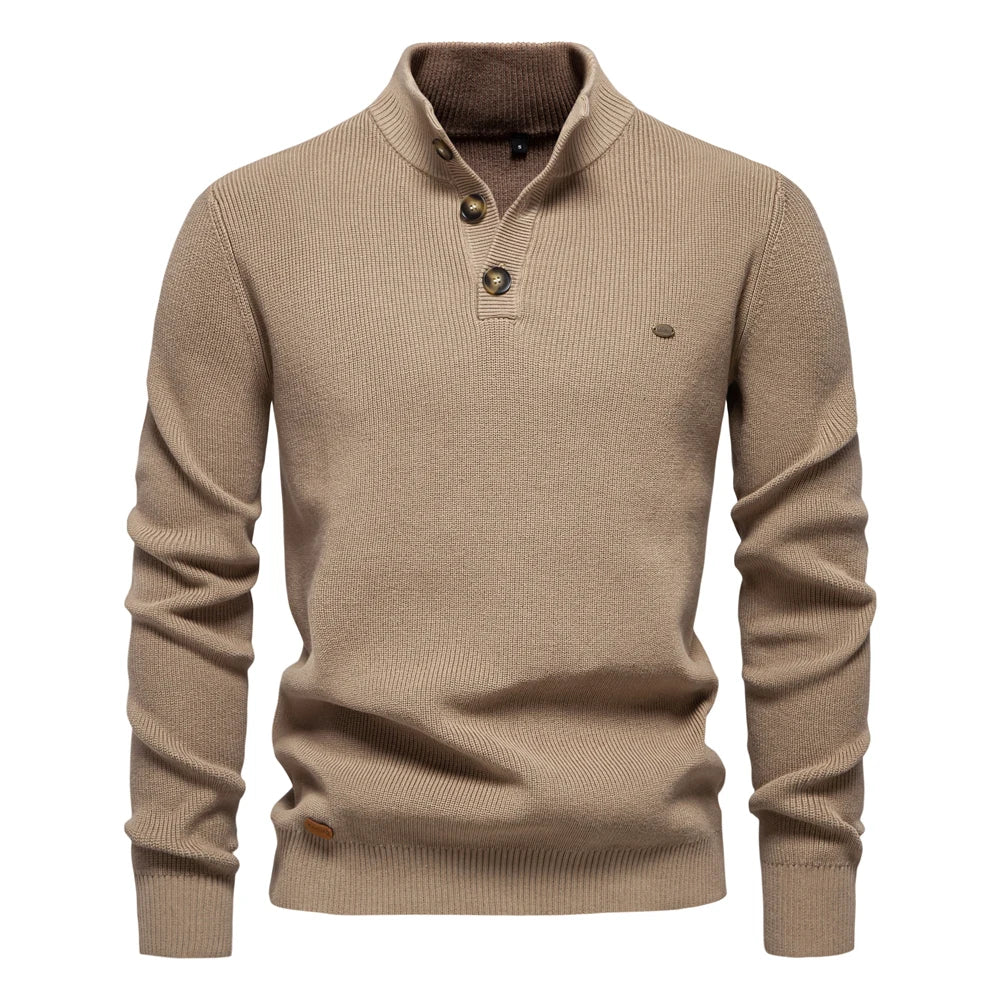 Koelman | Herrenpullover mit Knopfdesign