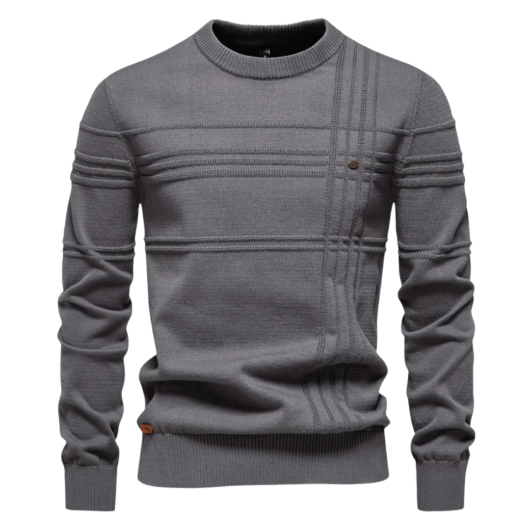Koelman | Stylischer Herrenpullover mit Karo-Design 