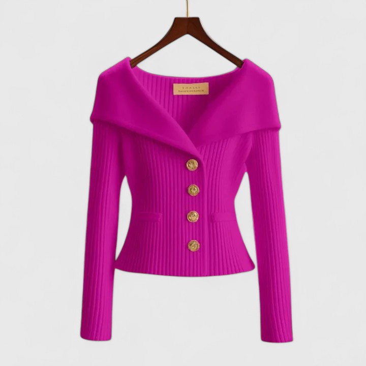 Clariza - Elegante Strickjacke 