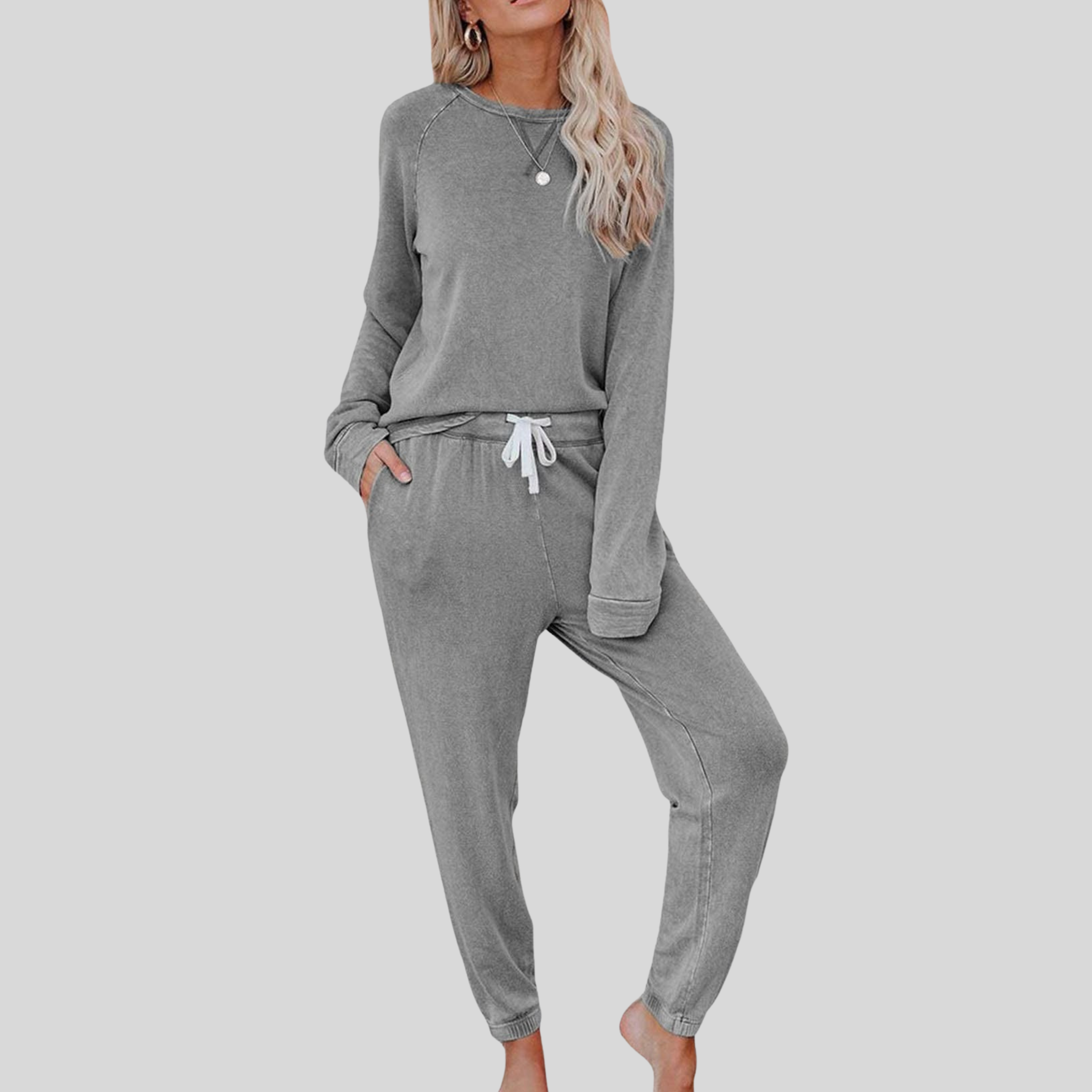 Jocelyn | Langarm- und Jogginghosen-Set