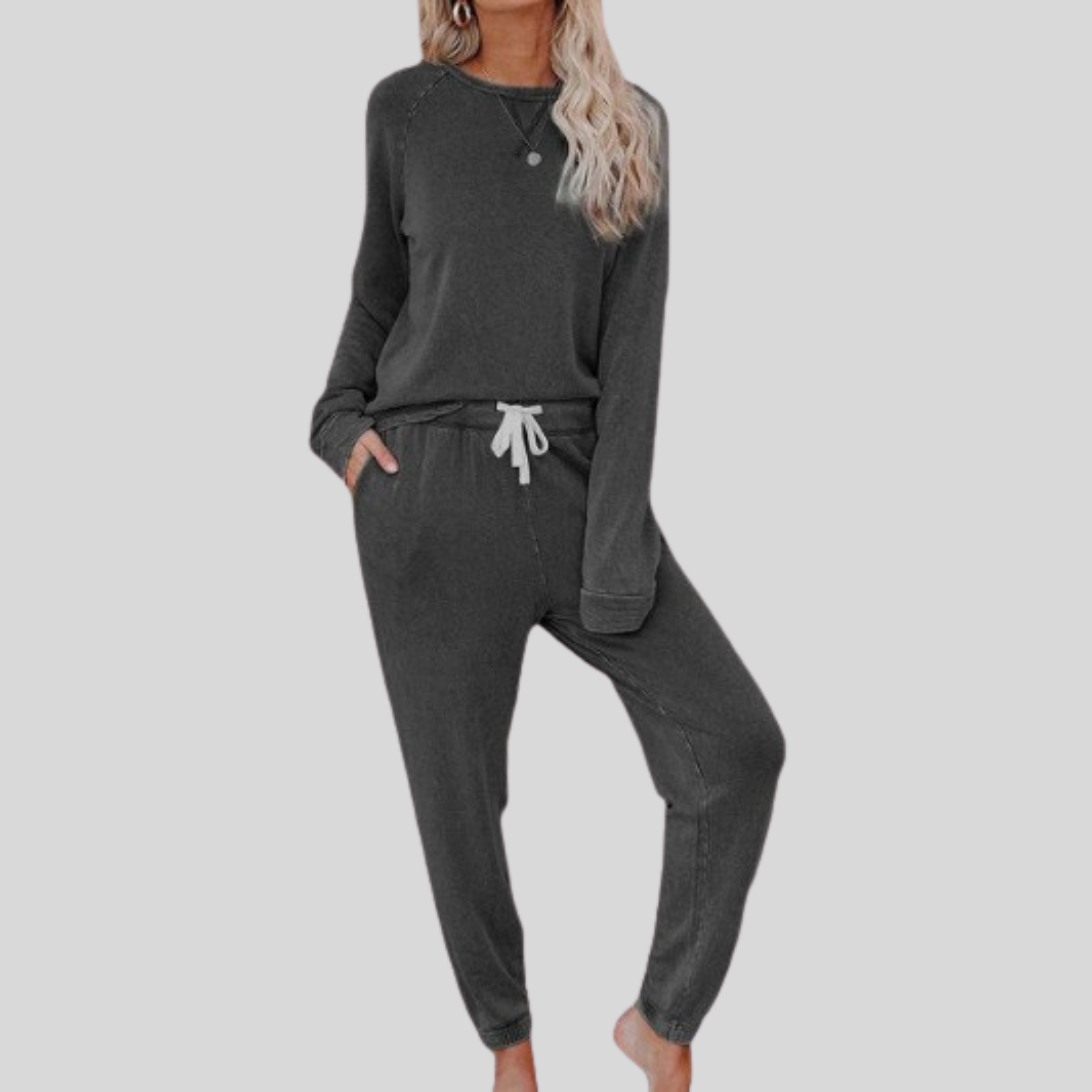 Jocelyn | Langarm- und Jogginghosen-Set