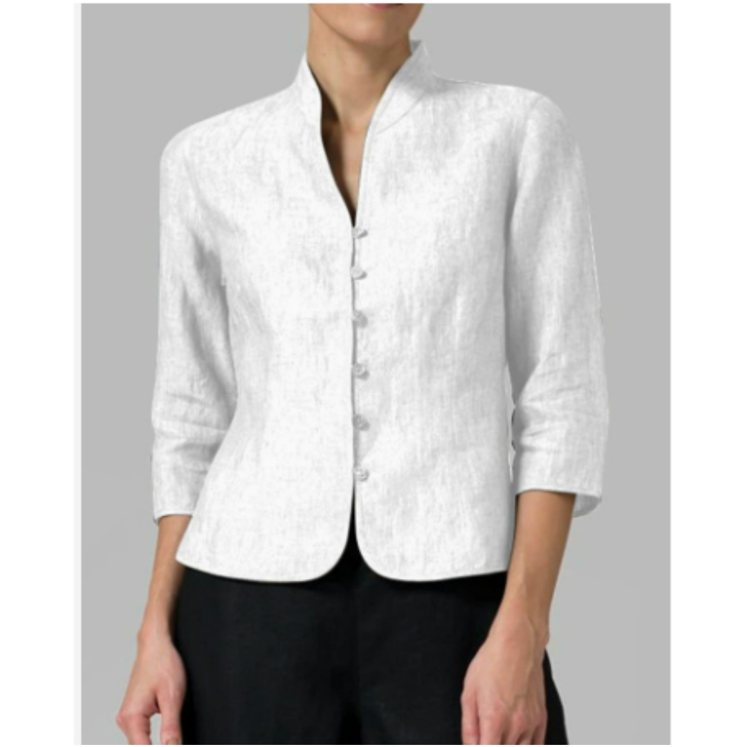 Seraphina | Bluse mit luxuriösem Kragen