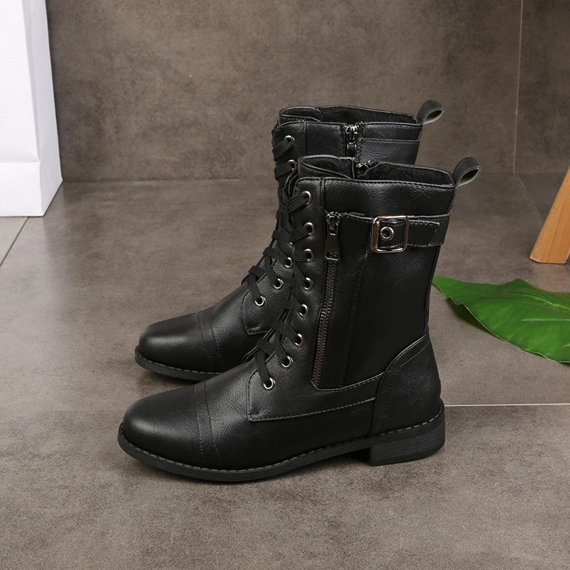 Marie | Damen-Schnürstiefel aus Leder
