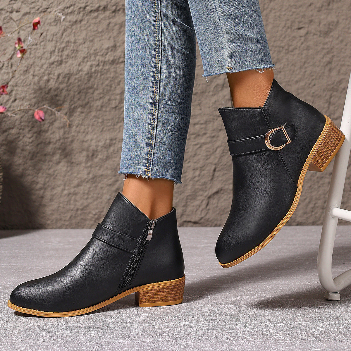 Rutschfeste orthopädische Stiefeletten für Damen 
