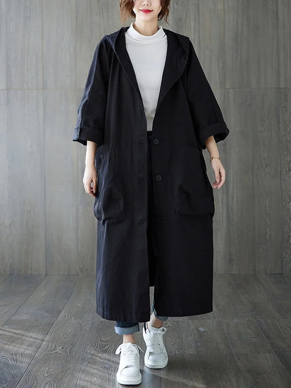 Julia | Langer wasserdichter Mantel 