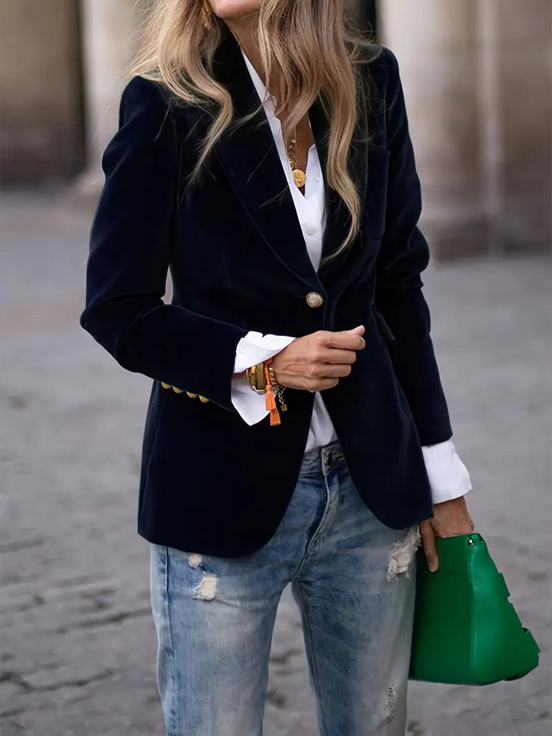 Julie | Elegante Samtjacke 