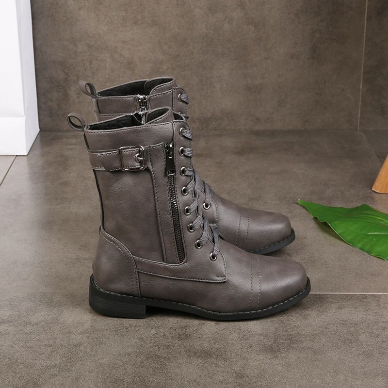 Marie | Damen-Schnürstiefel aus Leder