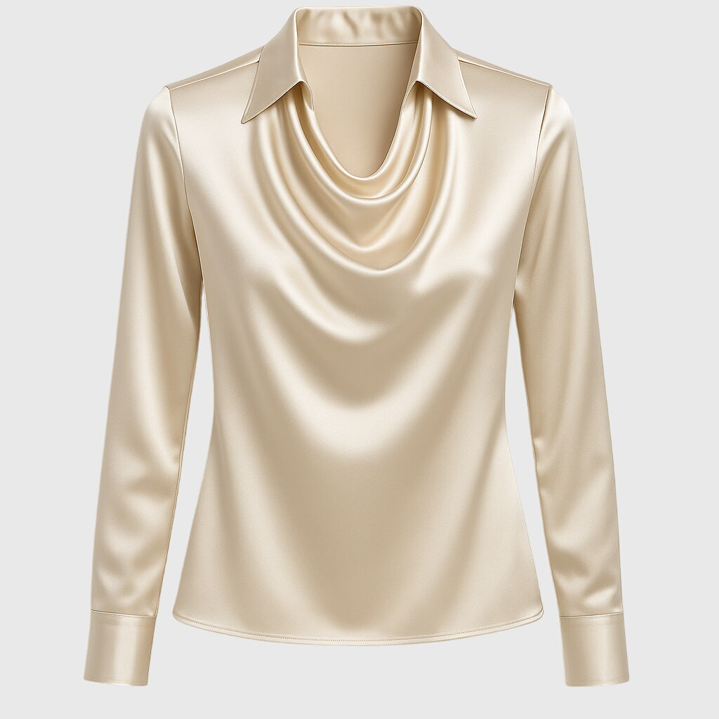 Brooklyn – Elegante Satinbluse 