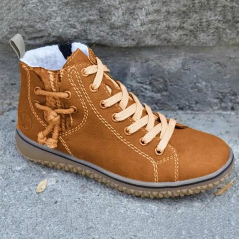 Wasserdichte orthopädische Stiefeletten im Retro-Stil für Damen 