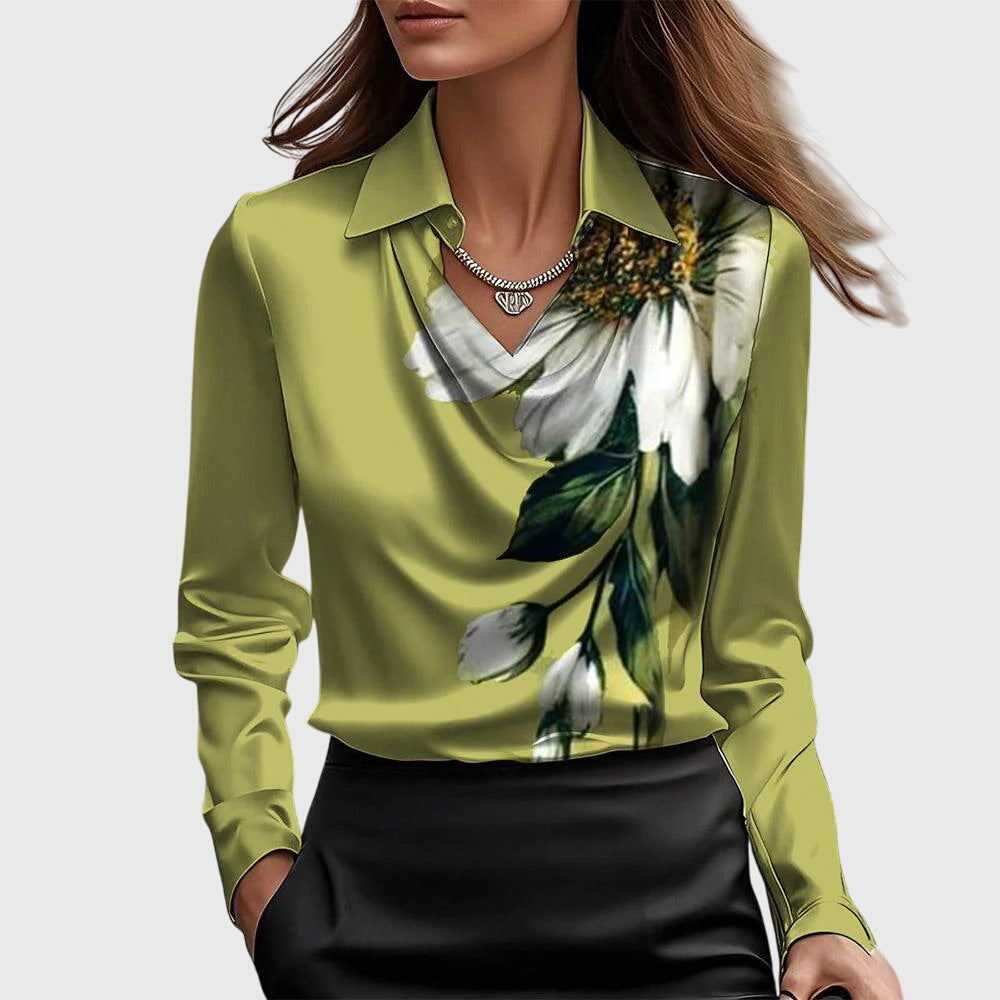 Brooklyn – Elegante Satinbluse 