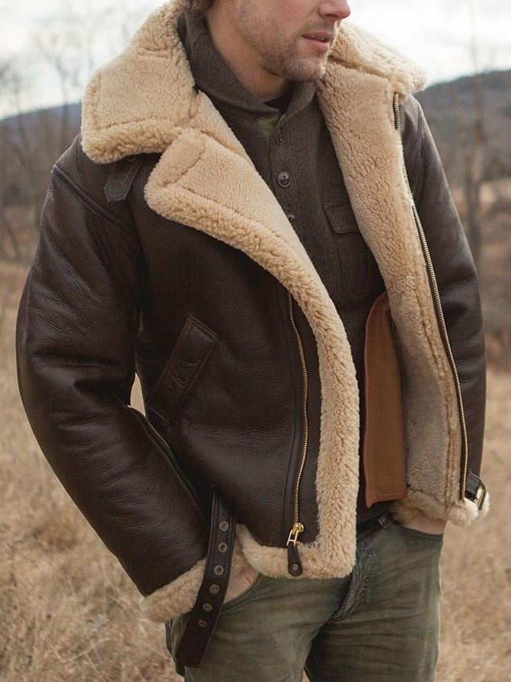 Gabriel | Schaffell-Lederjacke 
