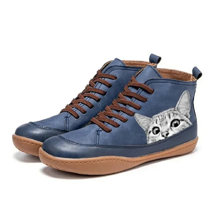 Unisex Schuhe mit Katzenprint
