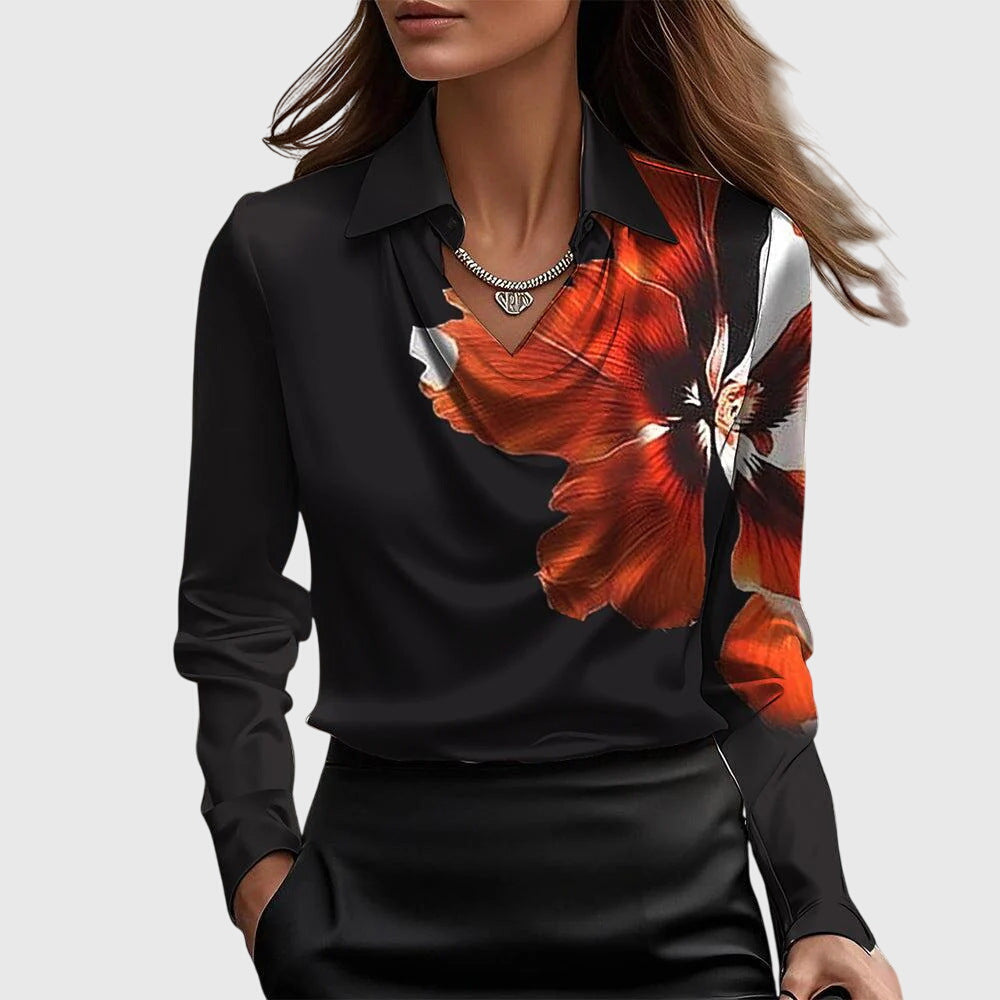 Brooklyn – Elegante Satinbluse 