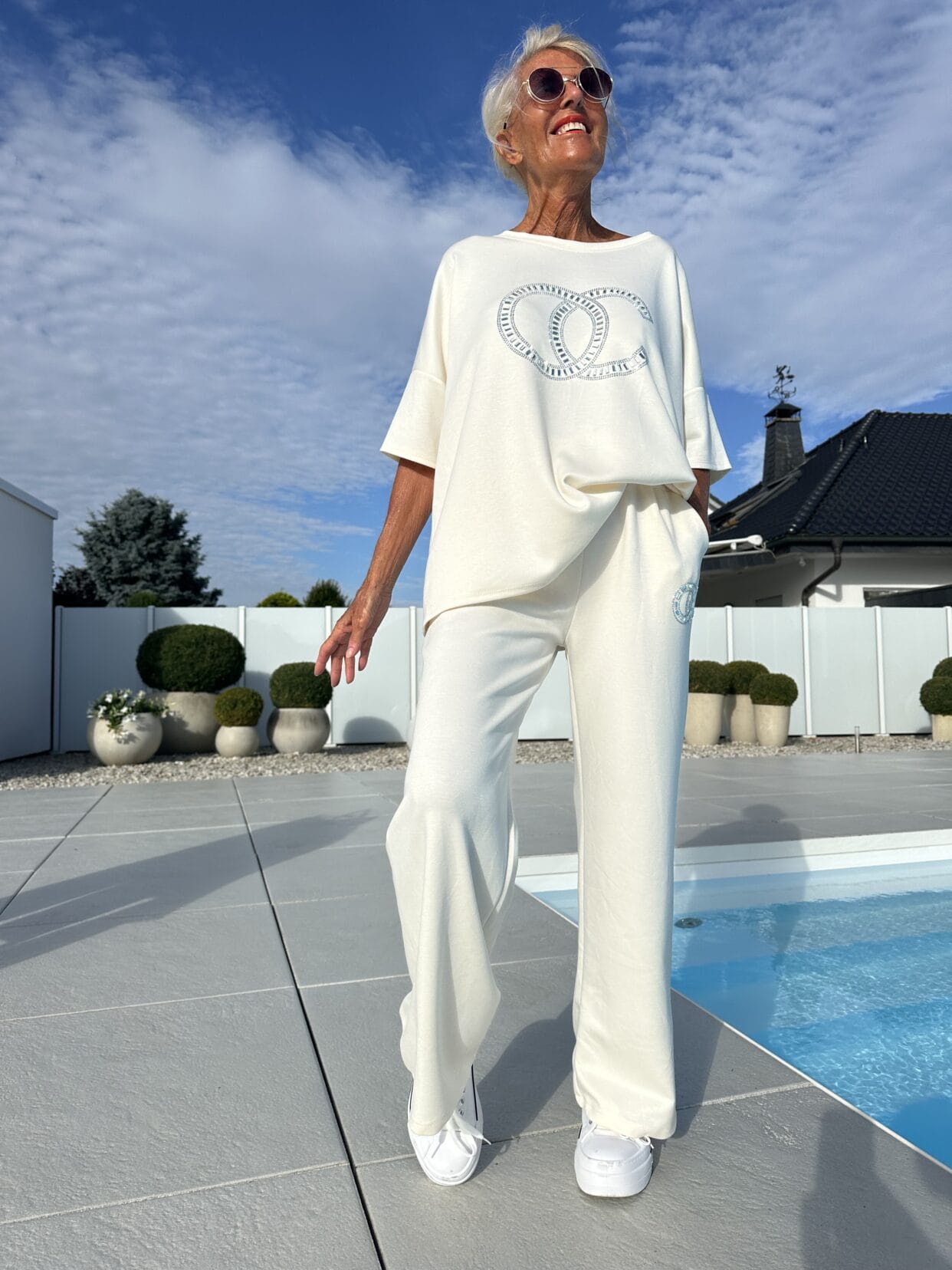 Zweiteiliges Casual-Set für Damen 