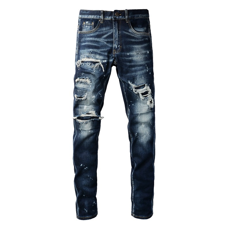 Jeans mit Blitz