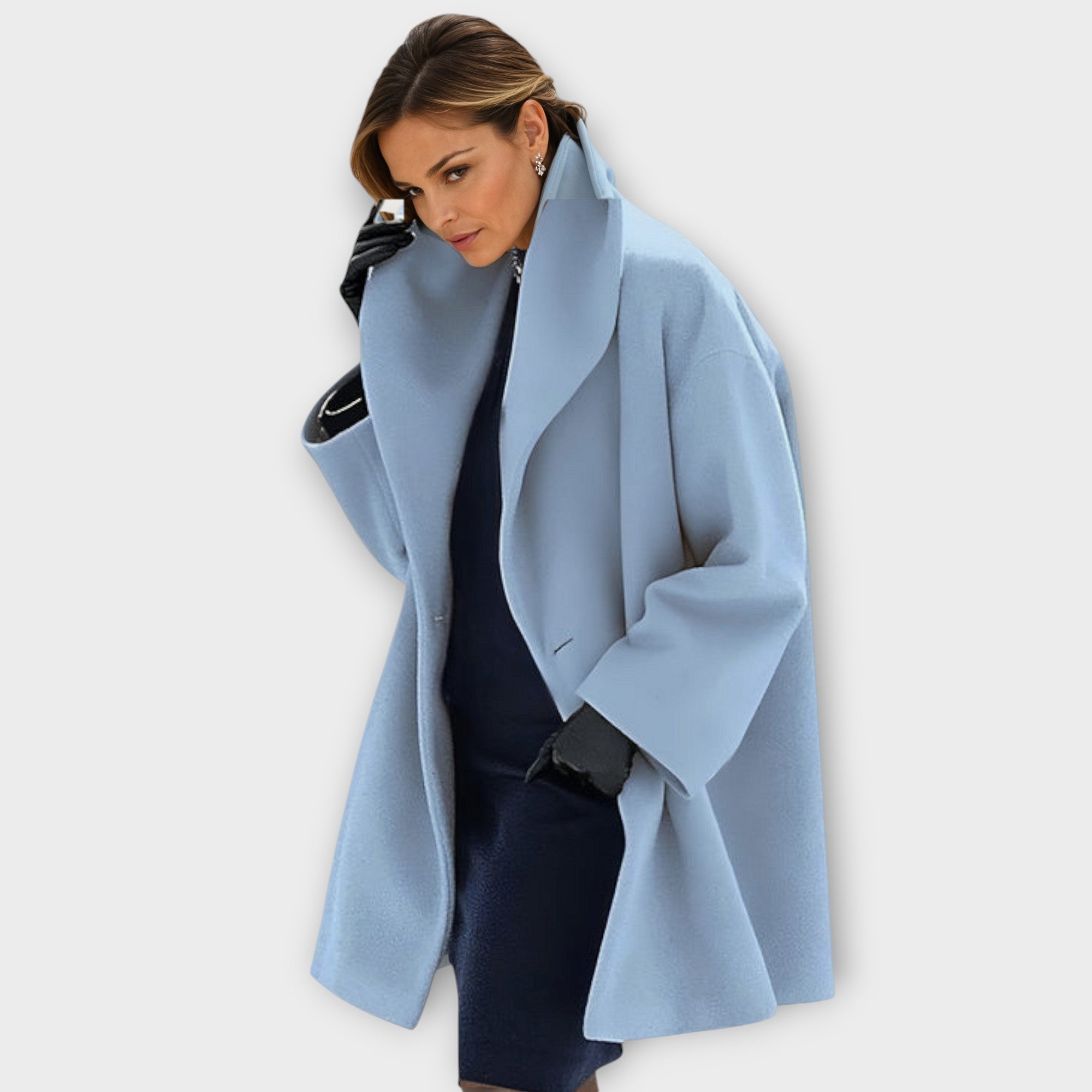 Sofia | Eleganter Wollmantel für Herbst &amp; Winter 