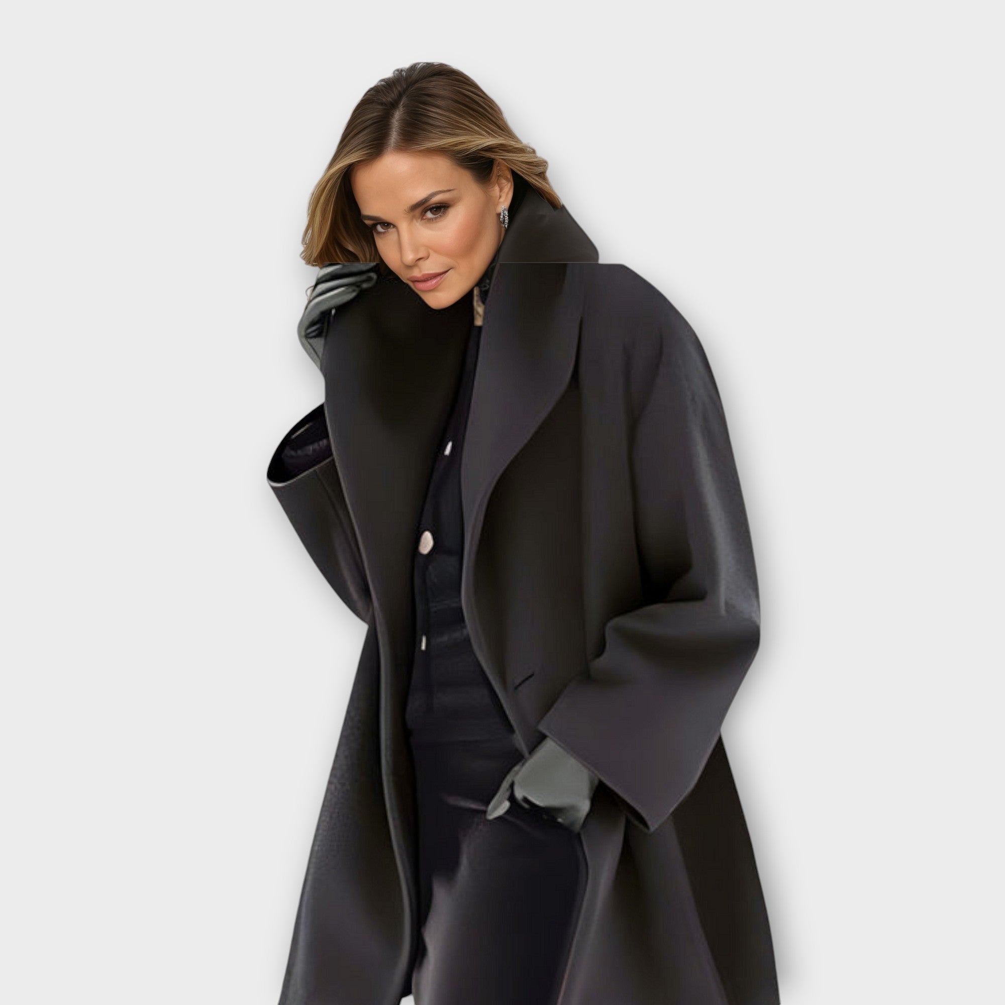 Sofia | Eleganter Wollmantel für Herbst &amp; Winter 