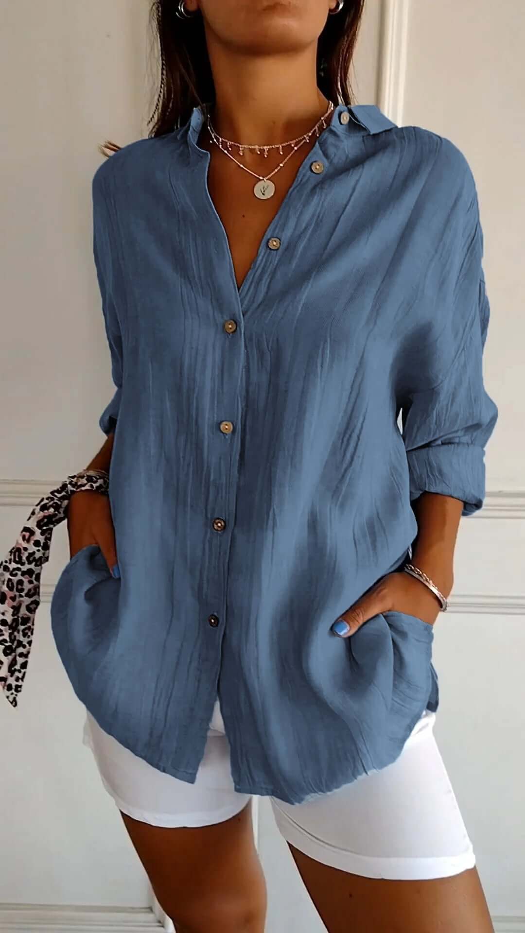 Fenrika | Plissierte Charm-Bluse