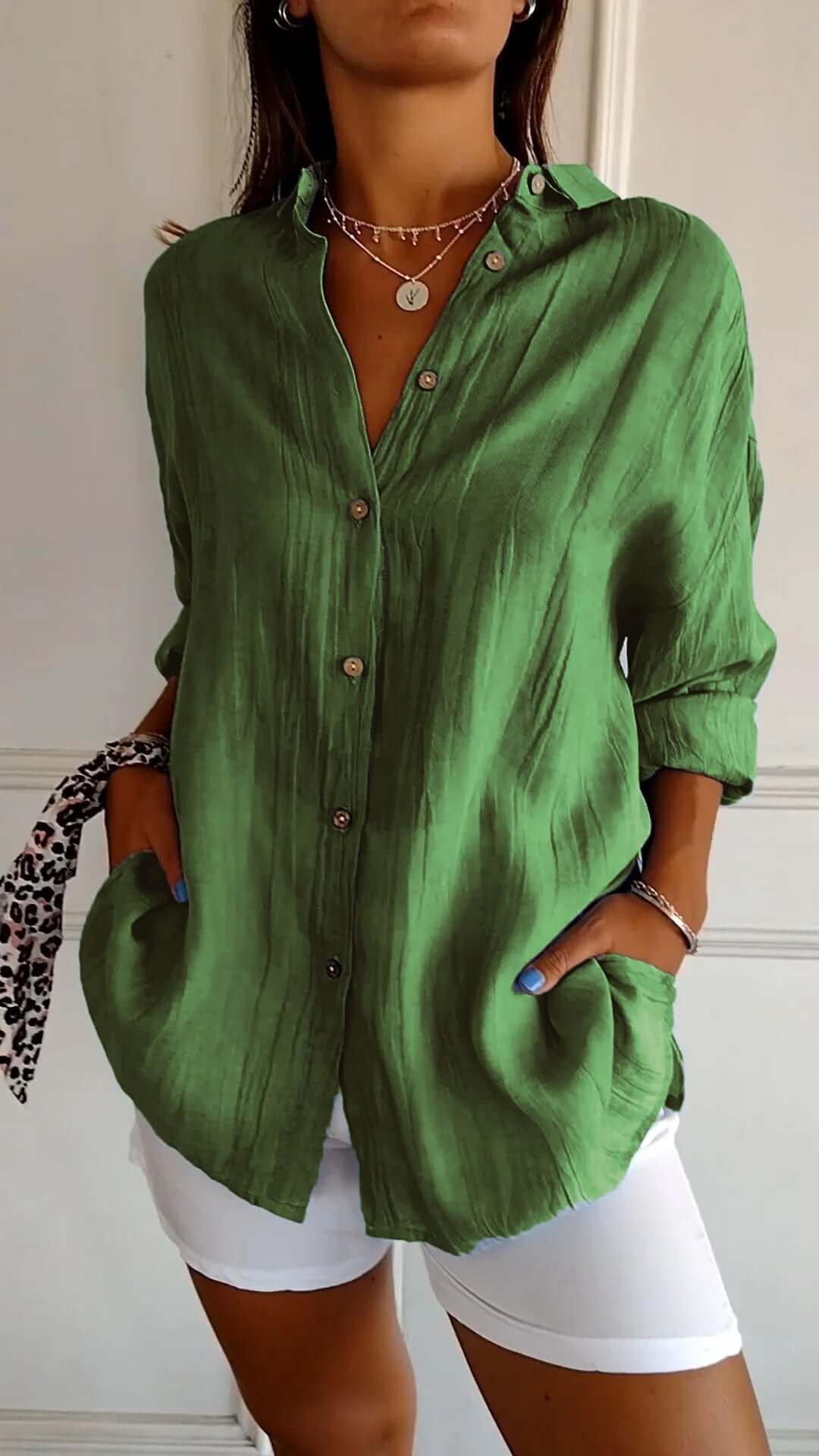 Fenrika | Plissierte Charm-Bluse