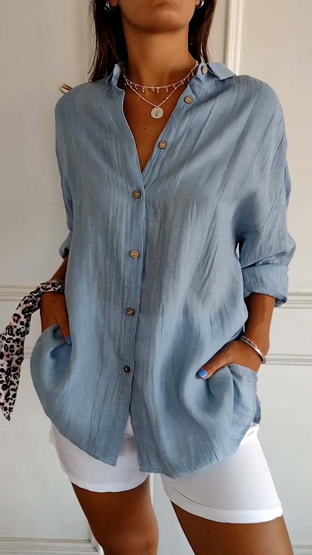 Fenrika | Plissierte Charm-Bluse