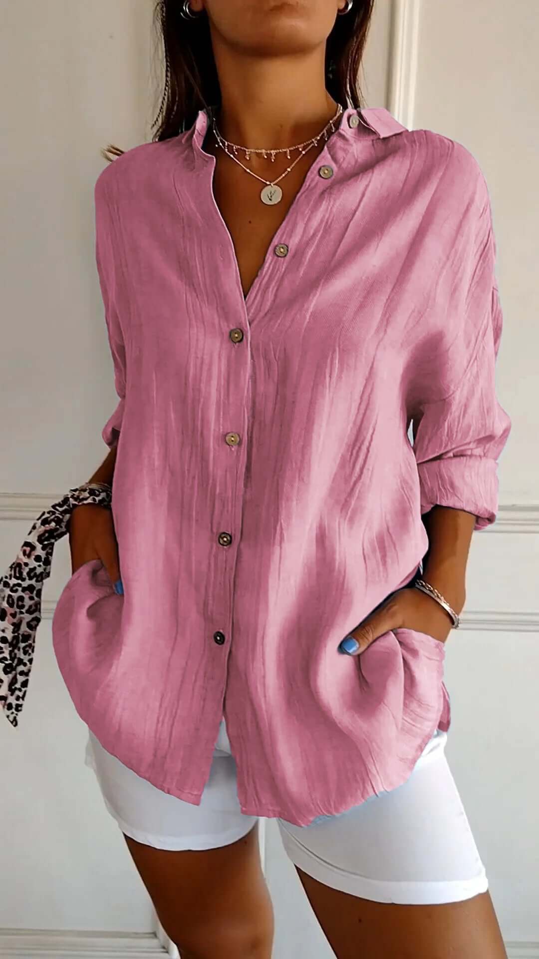 Fenrika | Plissierte Charm-Bluse