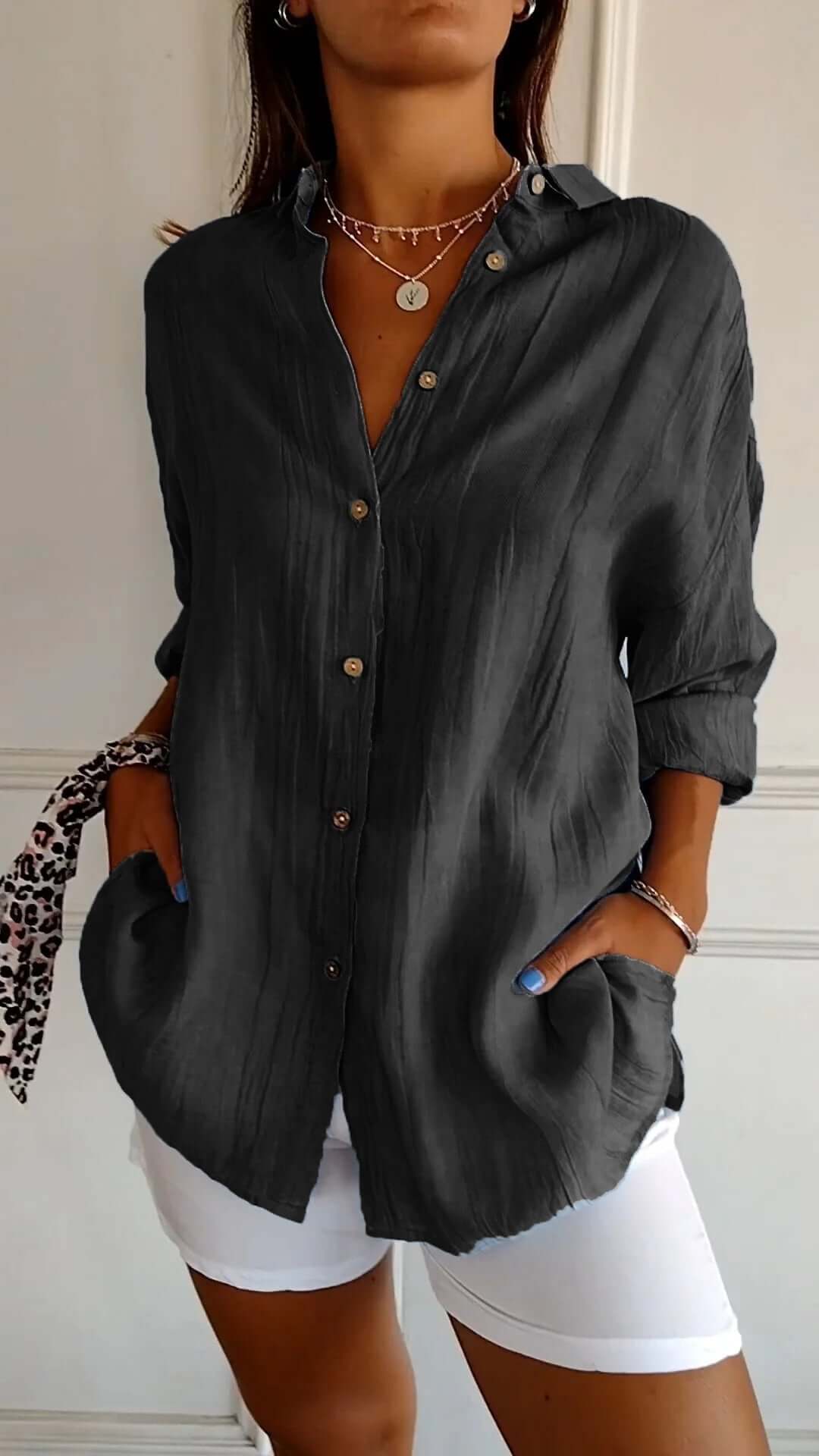 Fenrika | Plissierte Charm-Bluse