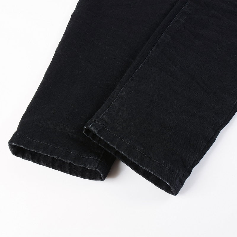 Jeans mit Leoparden-Patch