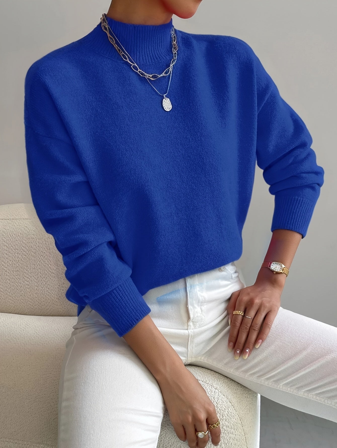 Lena | Eleganter Rollkragenpullover 