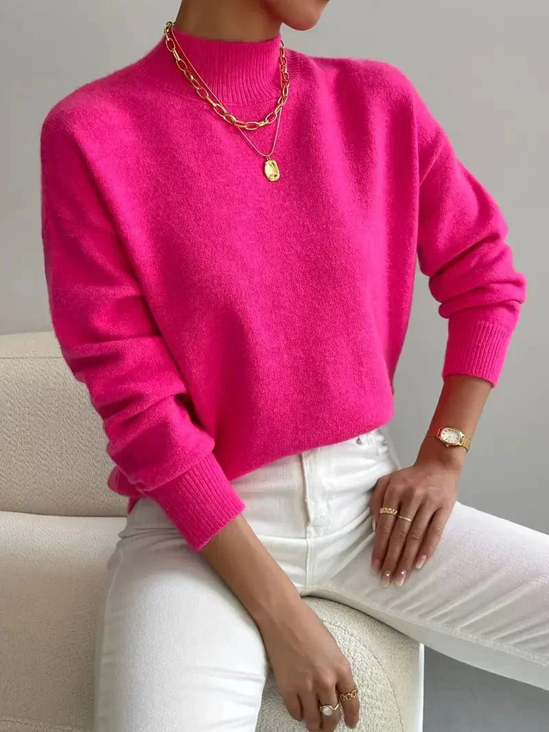 Lena | Eleganter Rollkragenpullover 