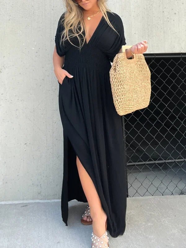 Gesmoktes Maxikleid