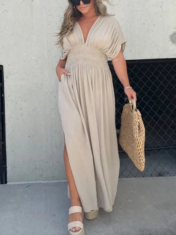 Gesmoktes Maxikleid