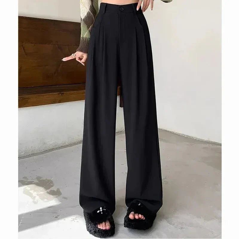 Elanvia | Hose mit hohem Bund und weitem Bein