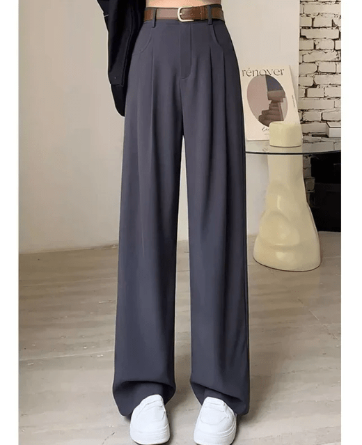 Elanvia | Hose mit hohem Bund und weitem Bein