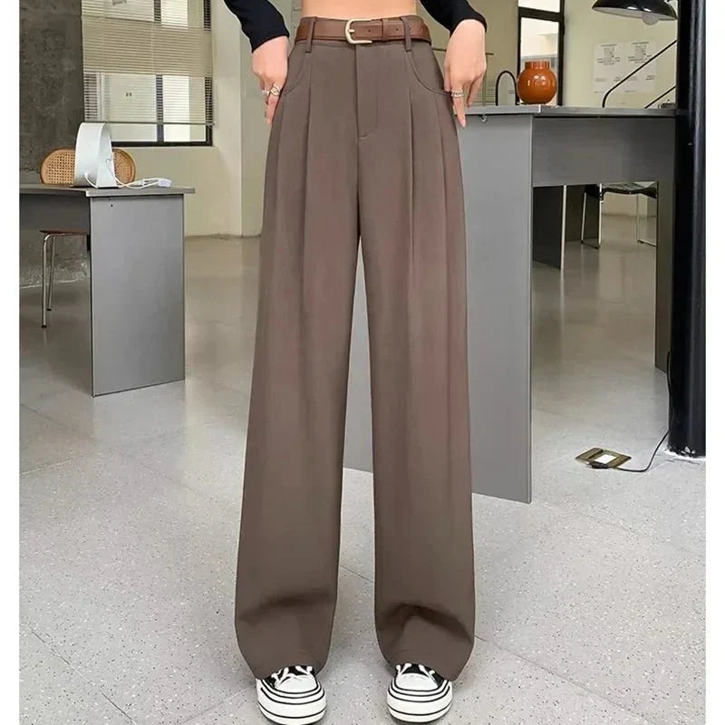 Elanvia | Hose mit hohem Bund und weitem Bein
