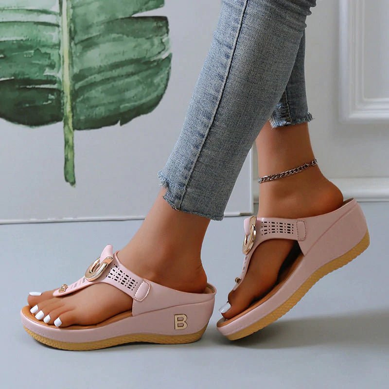 Blythe | Elegante Keilsandalen