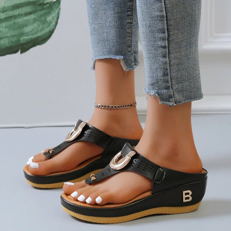 Blythe | Elegante Keilsandalen