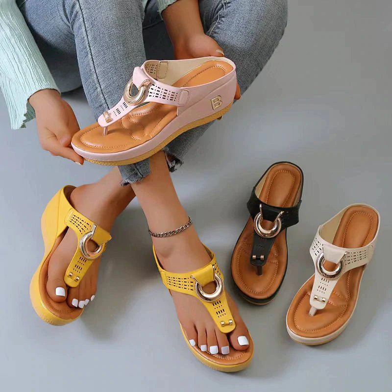 Blythe | Elegante Keilsandalen