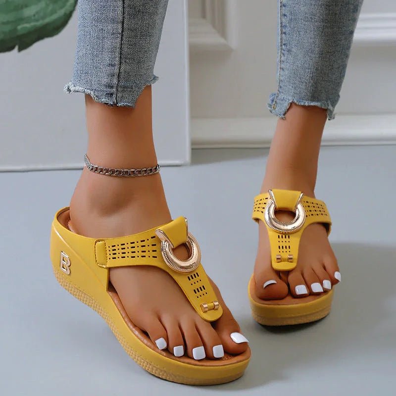 Blythe | Elegante Keilsandalen
