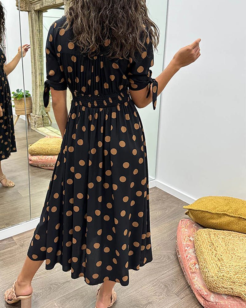 Orla | Schickes Midikleid mit Polka Dots